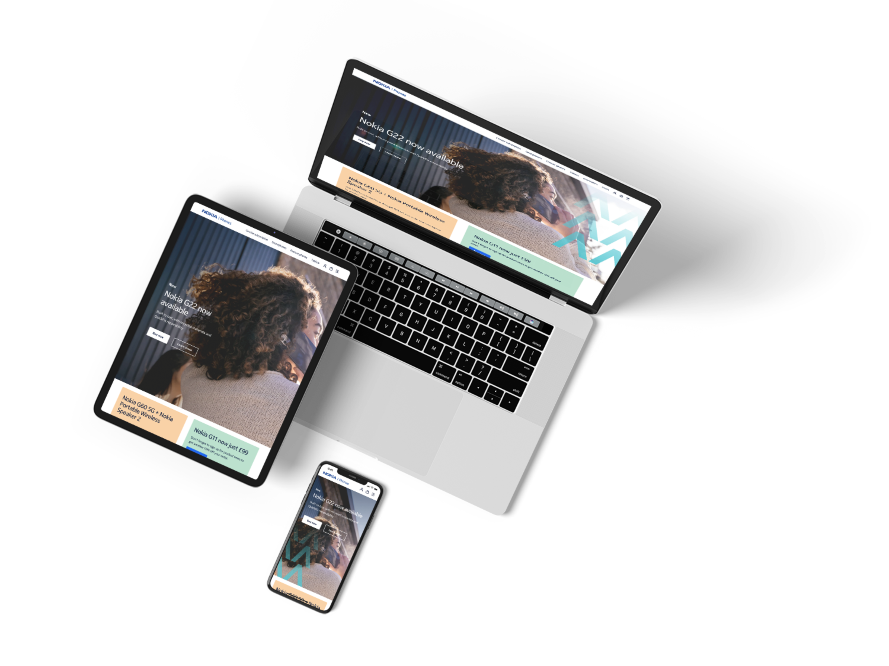 Screenshots of the project